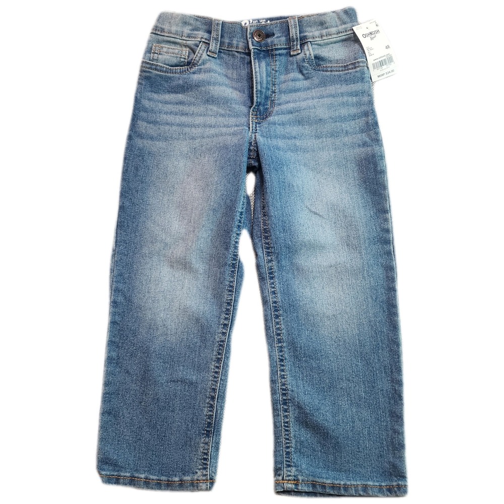 OshKosh B'gosh Classic Jeans Kids 4R Blue Denim Straight Leg Unisex